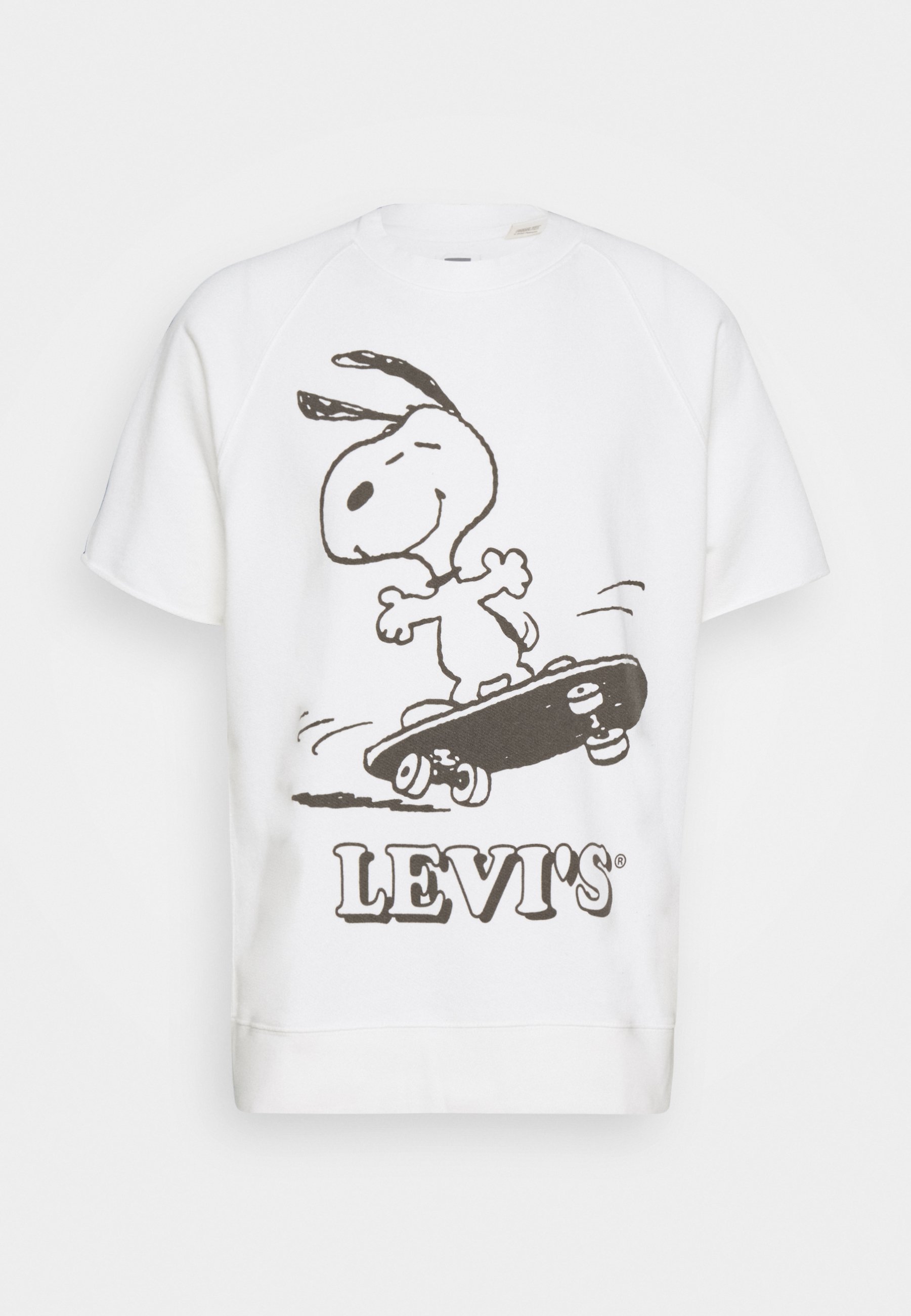 Levi's® LEVI'S® X PEANUTS CREWNECK CUTOFF UNISEX - Sudadera -  marshmallow/blanco - Zalando.es