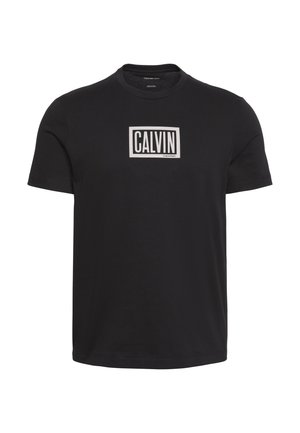 Calvin Klein Jeans, BOXED GRAPHIC - T-shirt imprimé - black