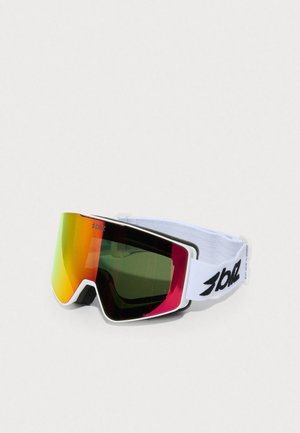 UNISEX - Lyžařské brýle - matte white/brown/red