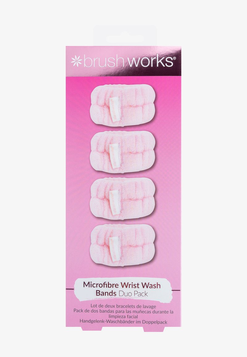 Brushworks MICROFIBRE WRIST WASH BANDS (2 PAIRS) - Huidverzorgingstool ...