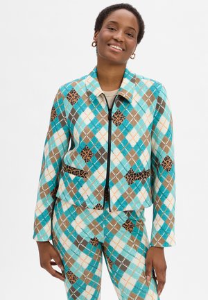 Veste légère - petrol/braun