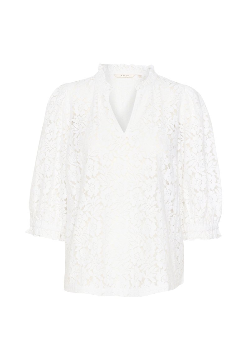 Cream Blouse wit
