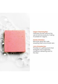 Dr Botanicals LA ROSE FRANCAISE FACIAL CLEANSING BAR 100G - PACK OF 5 różowy