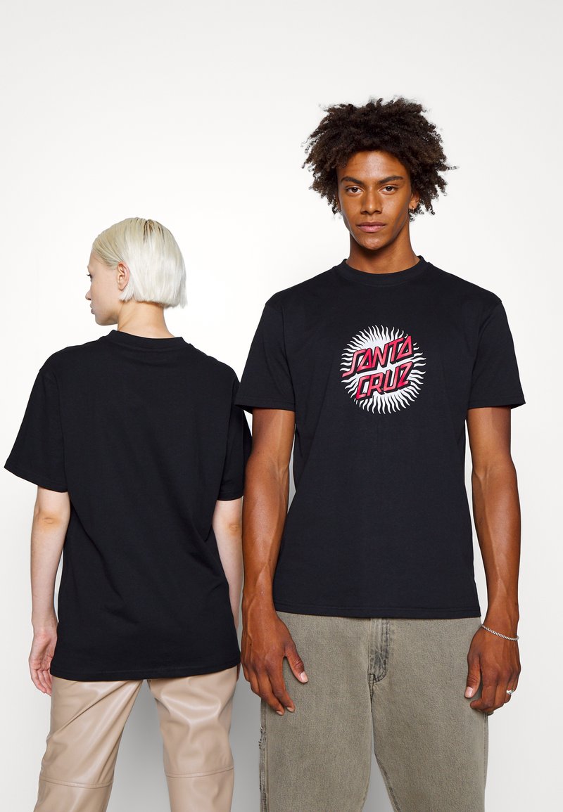 SANTA CRUZ Og Classic Dot Tee Black - Teeshirts