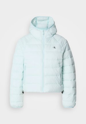 Calvin Klein Jeans LIGHTWEIGHT QUILTED JACKET - Casaco de penas - light blue