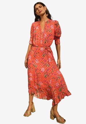 REGULAR FIT - Day dress - orange floral
