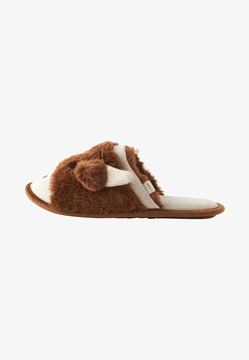 Next REGULAR FIT - Pantoffels - brown hamish the highland cow