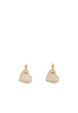 ARO CORAZONES - Pendientes - marfil