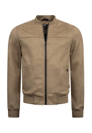 INDICODE JEANS Kunstlederjacke - beige