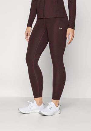 MOTION ANKLE LEG - Leggings - brown obsidian/white