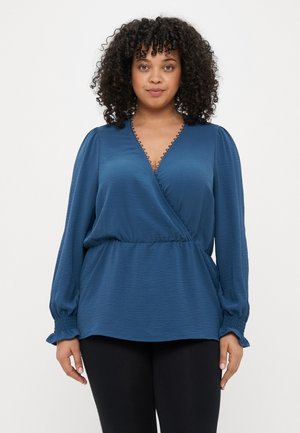 VMCALVA - Blouse - dark denim