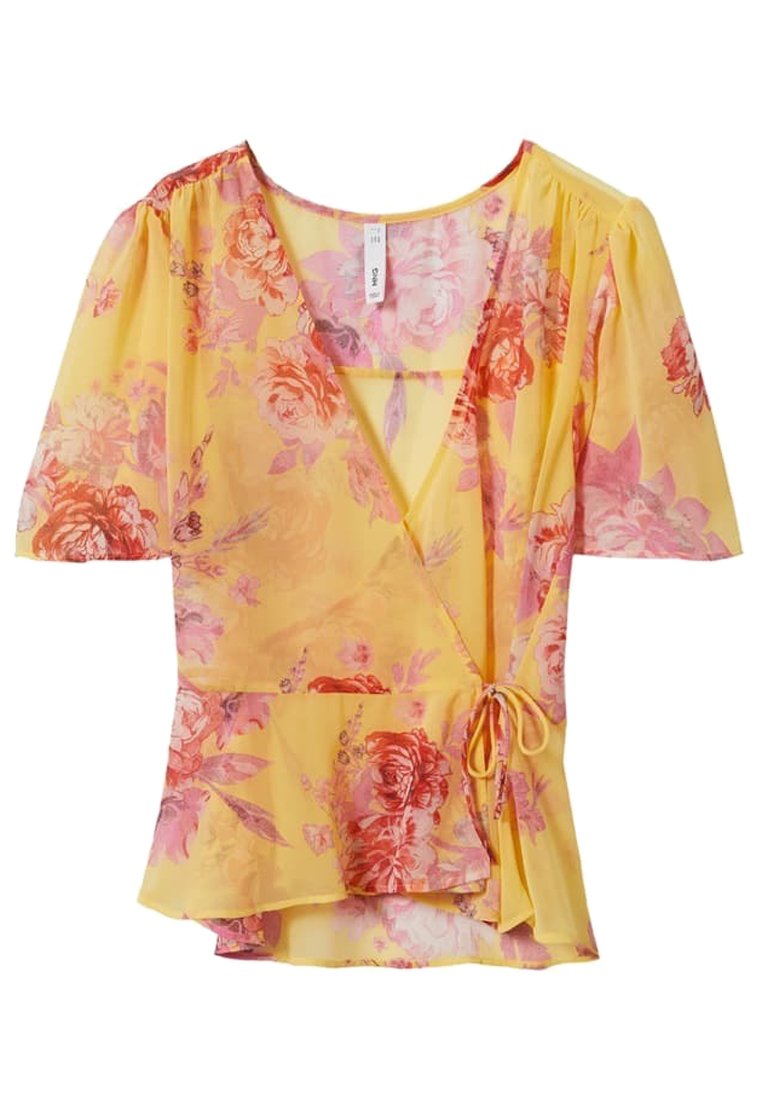 Mango Blouse geel