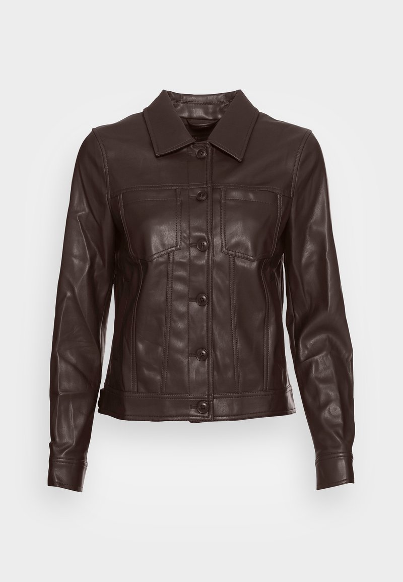 Damen Leichte Jacken | Marks & Spencer TRUCKER Kunstlederjacke chocolate/braun - RF39092 Damen Leichte Jacken | Marks & Spencer TRUCKER Kunstlederjacke chocolate/braun - RF39092