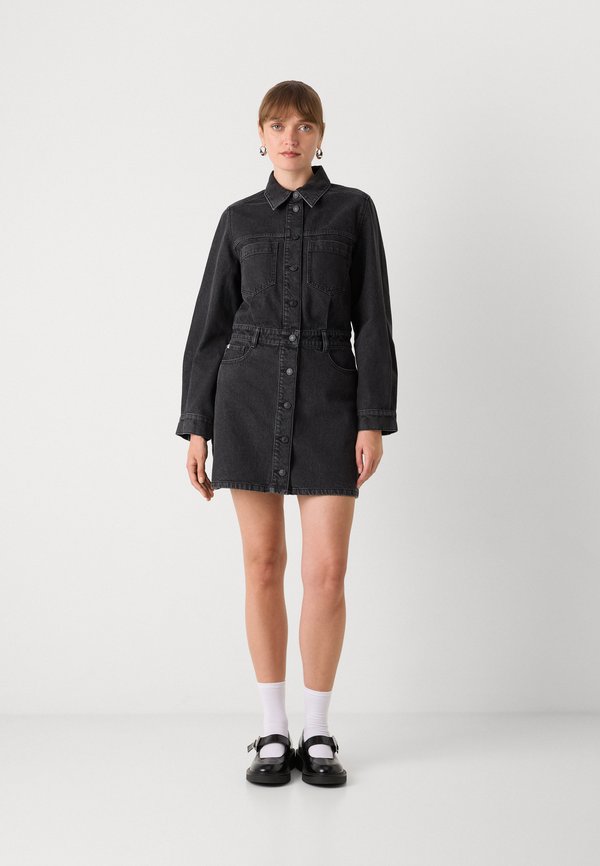 BUTTON DOWN DRESS - Denim dress - anchor4
