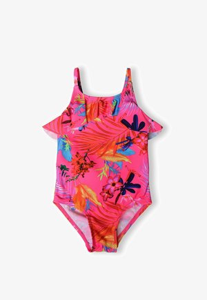 ALL OVER PRINT WITH FRILLS - Bañador - pink