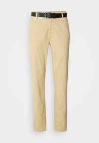 SUPERFLEX WITH BELT - Chinos - sand