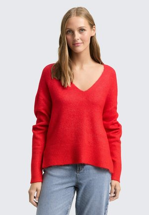 Pullover - brilliant red