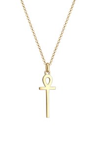 Elli ANKH SYMBOL CROSS  - Halskæder - gold-coloured