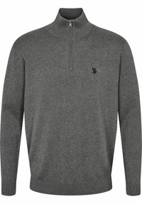 Unselected, medium grey melange