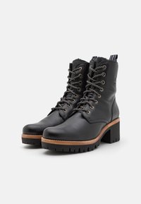 Panama Jack Botines con plataforma - black