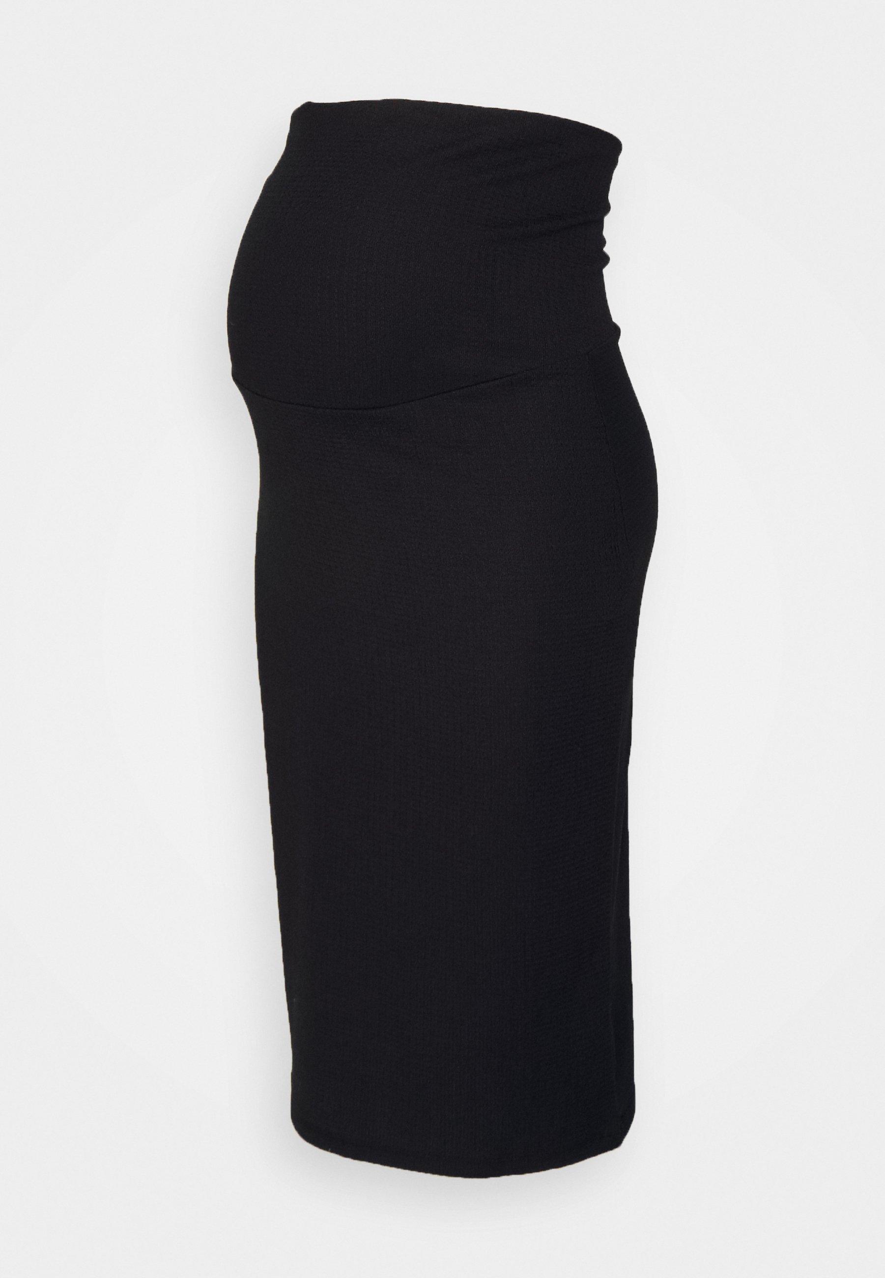 Mamalicious Jupe Tube Grossesse Coton Bio - Taille Haute, Longueur Maxi, Confortable Et Élastique