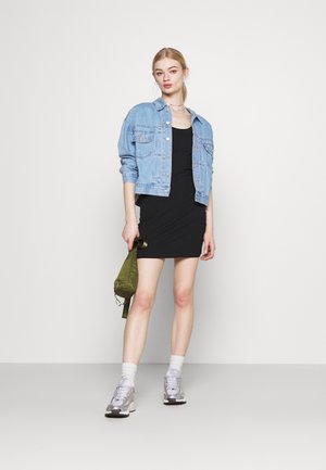 2 PACK - Vestido de tubo - black / mottled light grey
