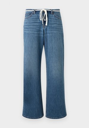 Hollister Co., LAGUNA SHOELACE MINI - Jean baggy - blue denim