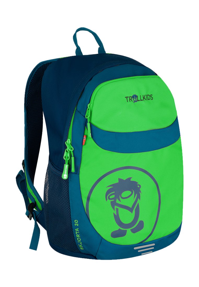 TROLLKIDS Rucksack fresh green/dark marine/mystic blue/green