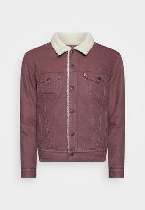 Veste en jean - bordeaux