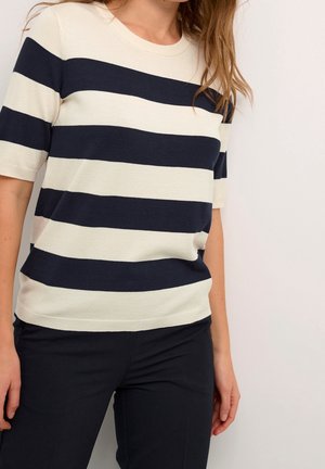 Print T-shirt - dark blue