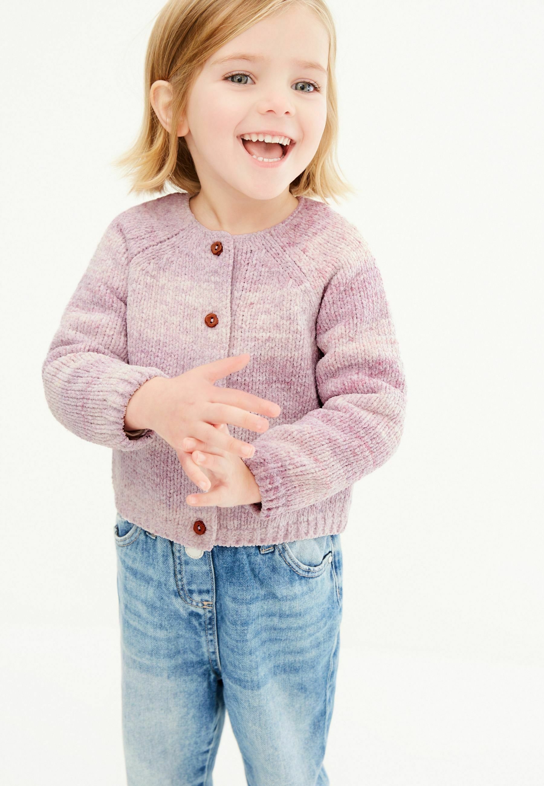 Next CHENILLE - Cardigan - purple 
