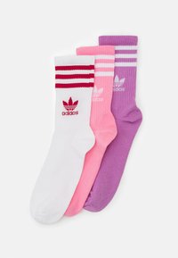 CREW  3 PACK - Meias - preloved purple/bliss pink/white