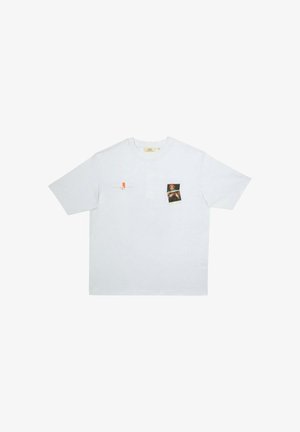 Saē, T-SHIRT TOSHI WEST COAST BLANC HOMME - T-shirt imprimé - blanc