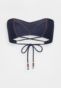 DALIAS BANDEAU - Bikini top - denim blue