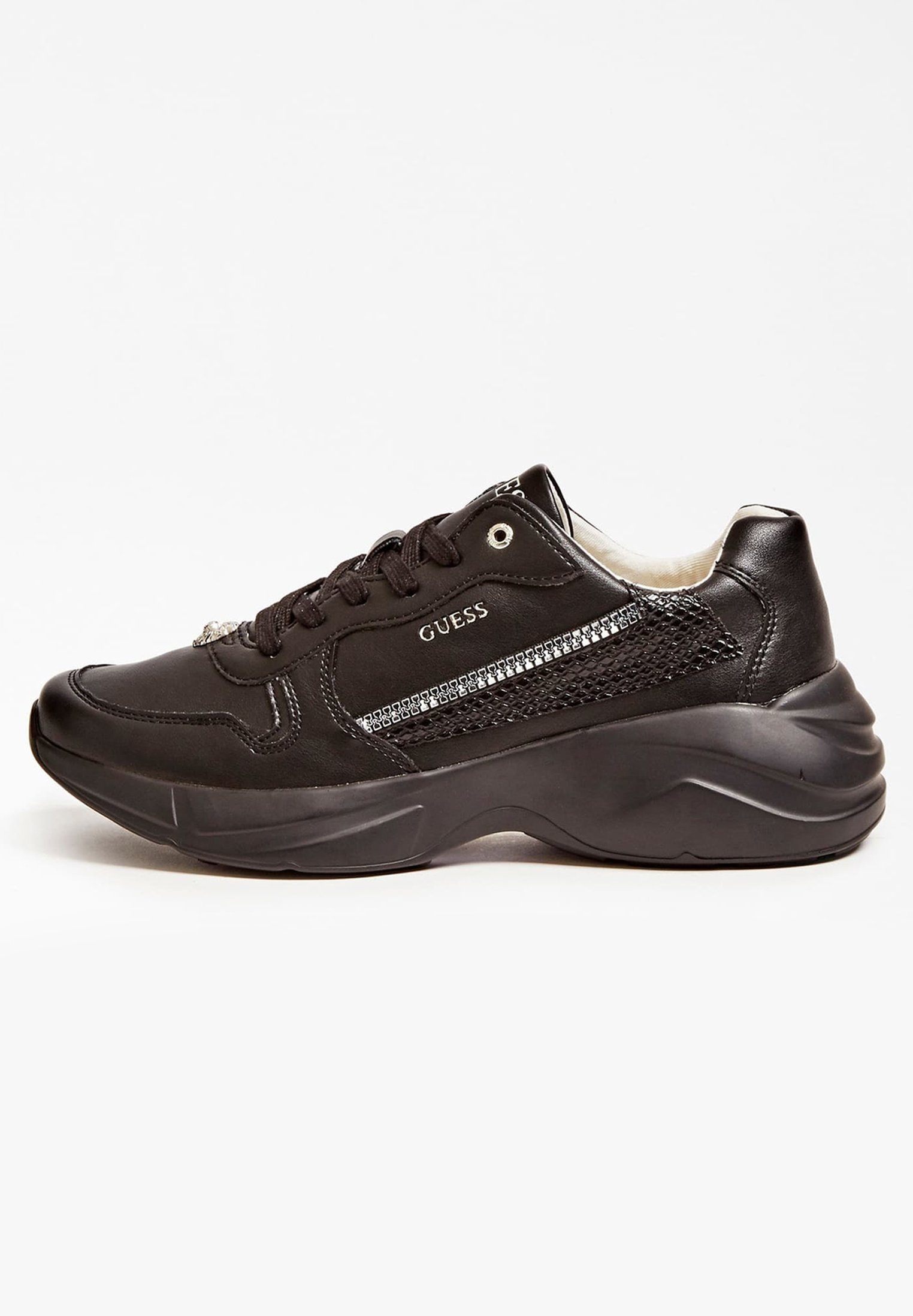 Guess VITERBO Joggesko schwarz Zalando.no Guess VITERBO Joggesko schwarz Zalando.no