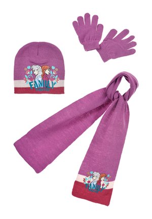 WINTERSET OF 3    - Scarf - lila