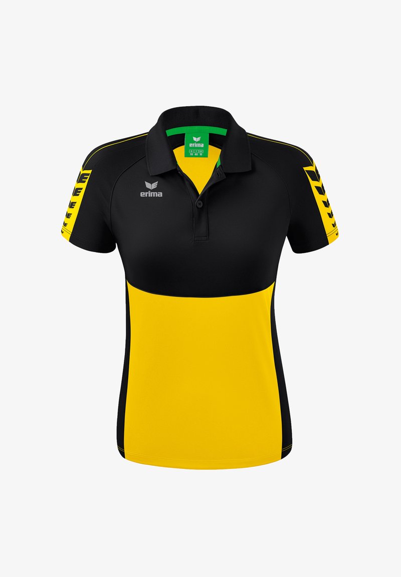 Erima FUSSBALL - SIX WINGS - Poloshirt - gelbschwarz