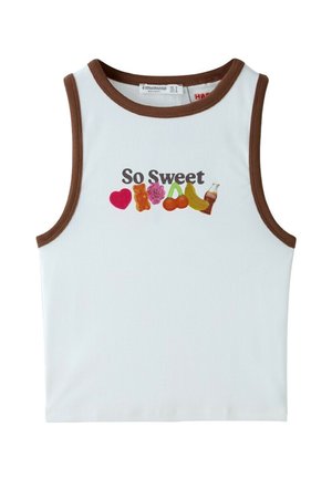 Stradivarius, HARIBO PRINT RACERBACK T-SHIRT - Débardeur - beige