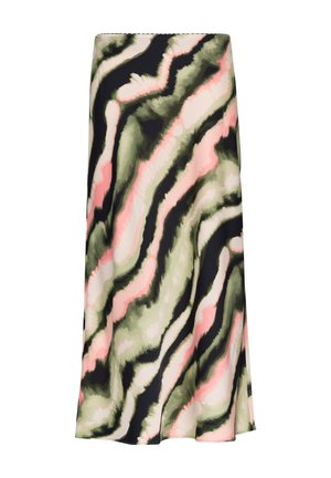 s.Oliver BLACK LABEL, MIT ELASTISCHEM BUND - A-line skirt - navy