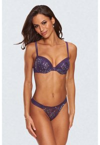 LASCANA THONG - Siaurikės - plum