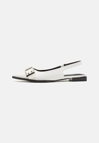 NATALLYA B.E.D FOAM - Slingback-ballerinasko - white