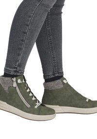 Rieker Bottines à lacets - grün