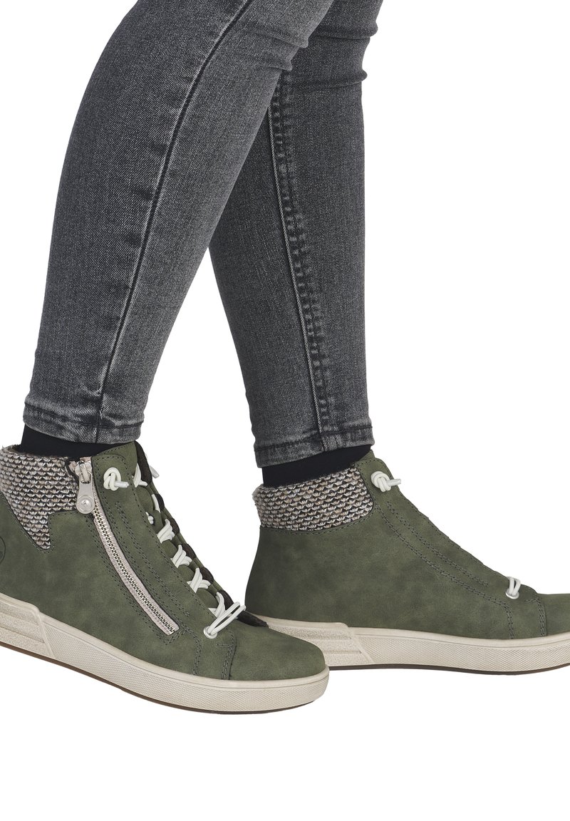Rieker Bottines à lacets - grün