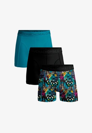 MUCHACHOMALO, 3-PACK - Boxershort - print black blue