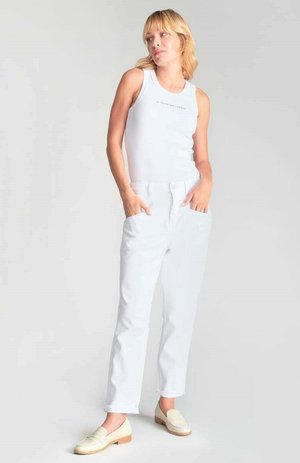 Straight leg jeans - blanc