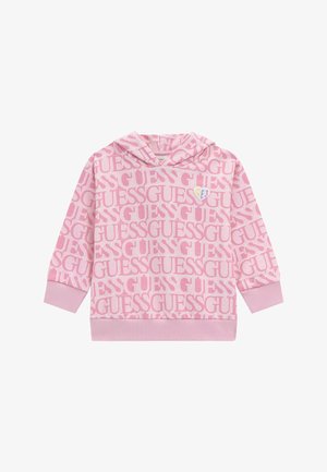 ALLOVER-LOGO - Majica s kapuljačom - fuchsia