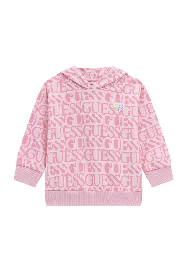 ALLOVER-LOGO  - Kapuzenpullover - fuchsia