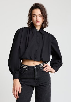 Hemdbluse - ultrablack