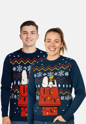 THE PEANUTS WINTER UGLY - Jumper - blau