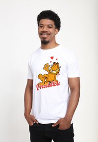 Henry Tiger VALENTINE S DAY IRRESISTIBLE GARFIELD - Camiseta estampada - white